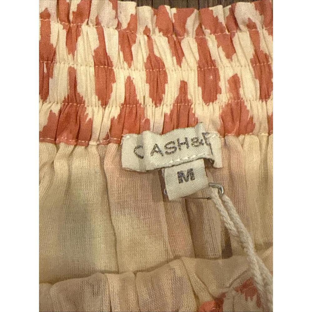 ASH & EDEN Maira Maxi Skirt – Orange Printed – Size M – NWT – Originally $230 - Picture 7 of 8